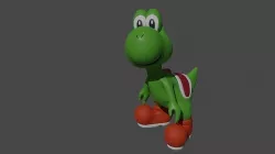 Yoshi 3D Model Low-poly 3D model