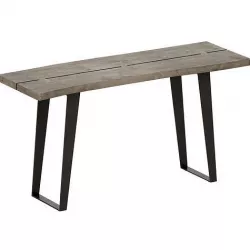 Yukon Grey Console Table Crate and Barrel 3D model