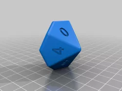 10 faces dice (D10)