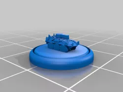2mm modern NATO APC SISU 6 wheel. Supportless