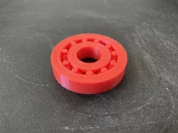 3D printable bearing (Solvespace source file included)