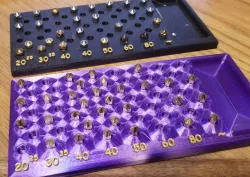 3D printer nozzle rack