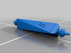 6 sided scroll dice
