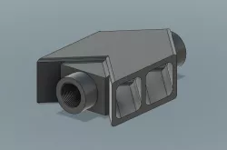 Airsoft Berrett style compensator / muzzle brake