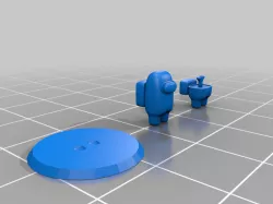 Among Us + Bone Among Us + Stand/Base 3D