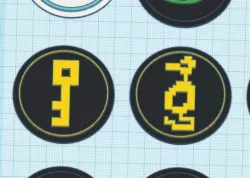 Atari Adventure Modular Logo Inserts