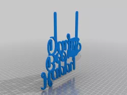 Beer day cake topper