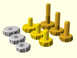 Camera screws & nuts library