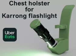 Chest holster for Karrong flashlight 
