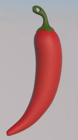 Chili Pepper Keychain