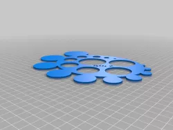 Circle airbrush template