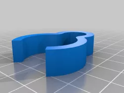 Clip for tube D25mm