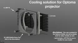 Cooling solution for Optoma projector