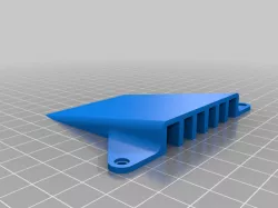 CTC A13/Ender 3 Main board case fan cover/silencer low profile