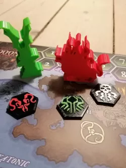 Cthulhu Wars: Duel - Insert, tokens and more