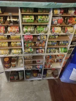 Cube Shelf Can Storage