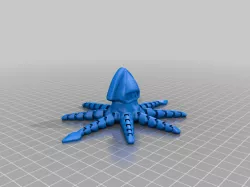 Cute Mini Squid w/ feeding tentacles 