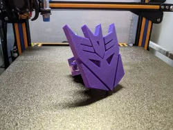 Decepticons 1.25" Trailer Hitch Cover with Tabs