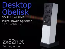 Desktop Obelisk Micro Tower Speaker