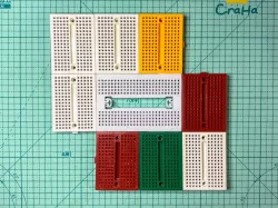 Dev Board Breadboard Connectable To Tiny Breadboard