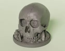 Dice Cup Skull