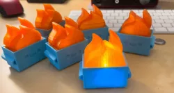 Dumpster Fire Desktop Toy