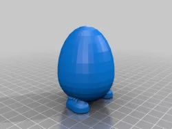 Egg With Shoes