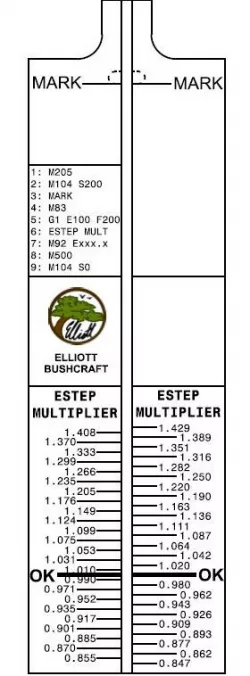 Estep multiplier gauge - extruder calibration - 100mm extrude