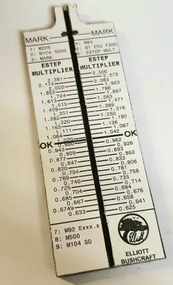 Estep multiplier gauge - extruder calibration - 50mm extrude