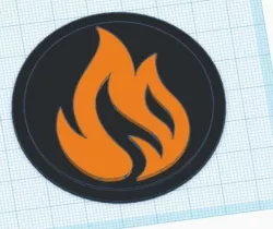Fire Modular Logo Insert