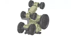 Full Scale Wall-E Track Drive System