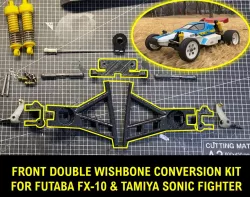 Futaba FX-10 : front double-wishbone conversion kit 