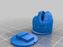 Gargoyle Head for Vintage Kenner Jabba Throne Playset