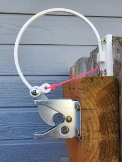 Gate latch spring
