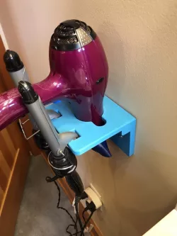 Hairdryer and Curling Iron Shelf