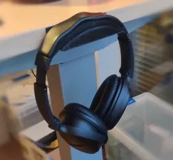Headphone bracket - for 2-side adhesive tape mounting