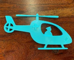 Helicopter - Rotor Blades that Spin