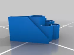 Hexagon desk organizer 