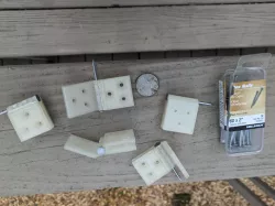 Hinge holding Plexiglass