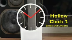 Hollow clock 2 - silent and smooth
