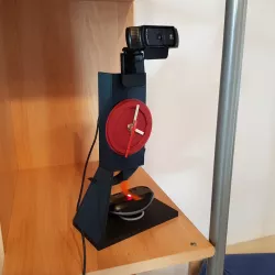 Mouse Jiggler, Clock & Webcam Stand