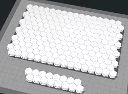 NASA Fabric Hexagons - Dual Hex faced