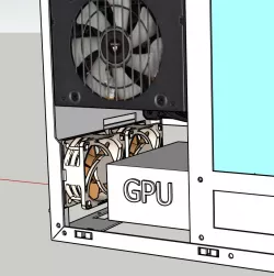 NCASE M1 Mod Front Fans