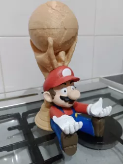 NINTENDO SWITCH WORLD CUP MARIO STAND & CARD HOLDER