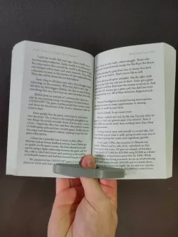 One Hand Book Holder