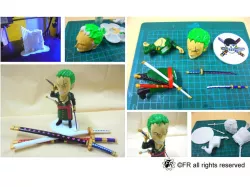 One Piece-Roronoa Zoro & Pirate Flag Bottom