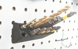 Pegboard Drill Bit Holder