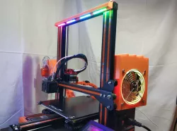 Pimp My Printer - Ender 3 Pro Rgb Body Kit / 120mm fan psu cover + Wi-fi Rgb Controller + Rgb Strips