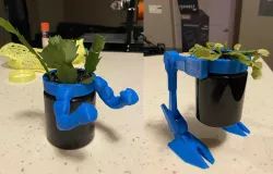 Planter lids for dispensary jars. 