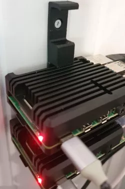 Raspberry Pi Armor Case Wall Mount